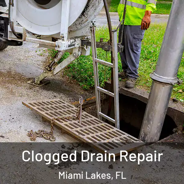  Clogged Drain Repair Miami Lakes, FL