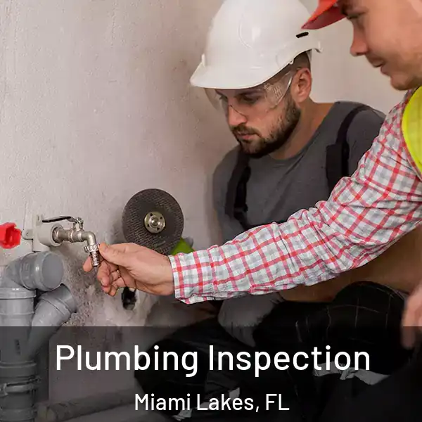  Plumbing Inspection Miami Lakes, FL