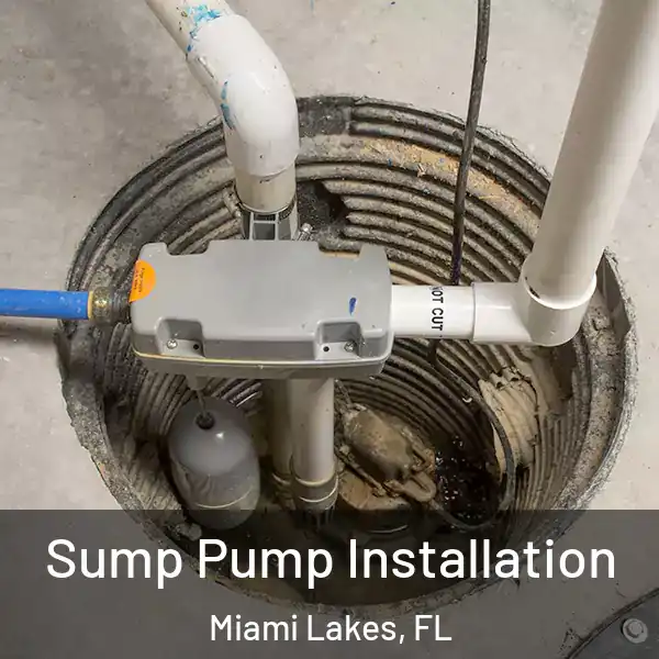  Sump Pump Installation Miami Lakes, FL